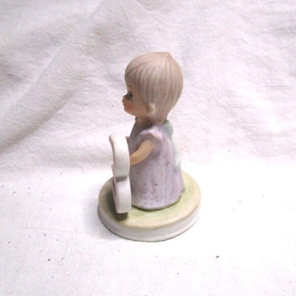Vintage 1982 Lefton Christopher Collection Age 3 Birthday Girl Figurine - Picture 2 of 5